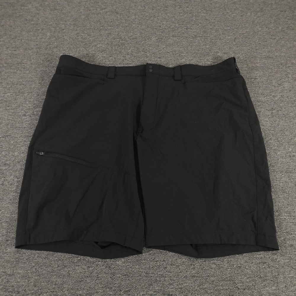 Alaskan Hardgear Shorts Mens 44 Black Nylon Stretch Hiking Outdoor Athletic